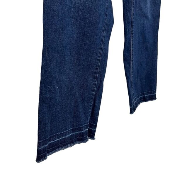 NYDJ Not Your Daughter's Jeans MARILYN ANKLE Dark Wash Stretch Jeans Flowers 10 - Picture 8 of 16